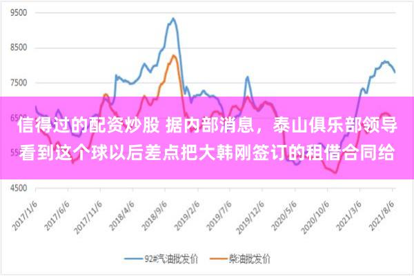 信得过的配资炒股 据内部消息，泰山俱乐部领导看到这个球以后差点把大韩刚签订的租借合同给