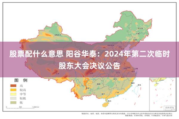 股票配什么意思 阳谷华泰：2024年第二次临时股东大会决议公告